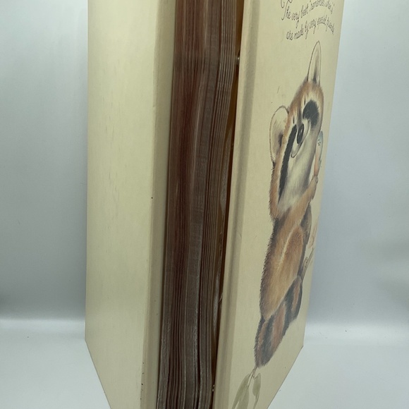 Vintage Critter Sitters Raccoon Photo Album Hallmark RARE 1970s - Picture 4 of 7